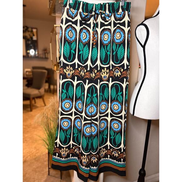 House of Harlow 1960 Women's Wide Leg Drawstring Palazzo Pants Size Small 4-8 - Picture 2 of 6